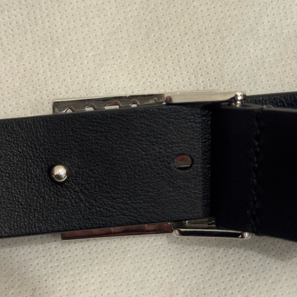 Dior Black Belt Bag with Silver Logo - Picture 12 of 13